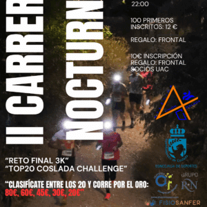 Inscripción II Carrera Nocturna