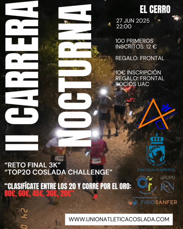 Inscripción II Carrera Nocturna